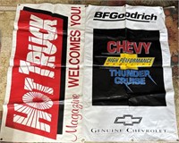 (2) banners Chevy BFGoodrich, hot truck magazine