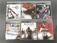 Set Of 6 Ps3 Games - Final Fantasy Xiii , God Of