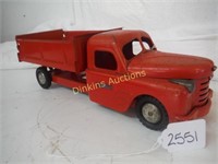 Structo Toy Red Dump Truck