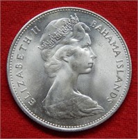 1966 Bahamas Silver Dollar