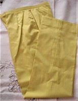 KORET WOMEN'S PANTS SLACKS YELLOW SZ 12 NOS