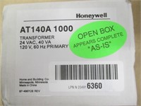 Honeywell 40Va - 120V Transformer - 60 Hz.
