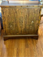 MCM DREXEL HERITAGE FAUX BAMBOO CABINET