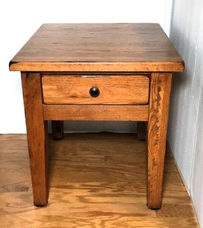 Attic Heirlooms Wood Side Table