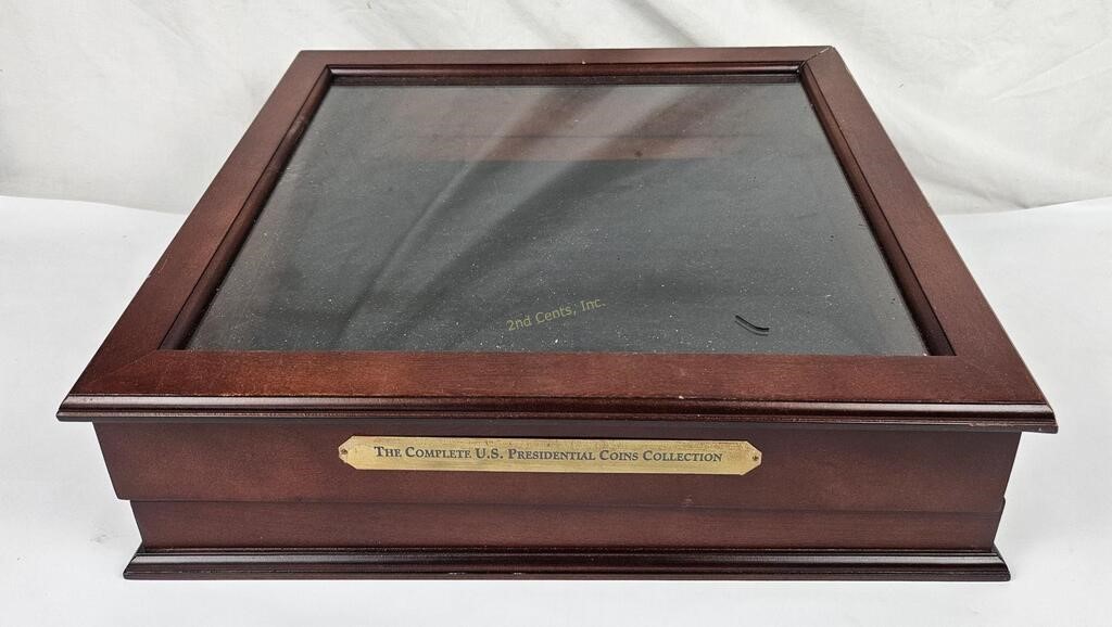 Complete U.s. Pres. Coin Collection Display Case