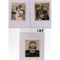 (3) 1948 Bowman Football Cards