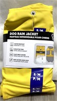 Silver Paw Dog Rain Jacket S M
