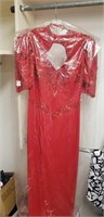 Oscar Collection sz 14 Red evening gown