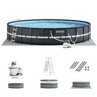 Intex 18'X52 Ultra Frame Pool Set  Pump