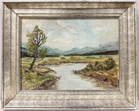 Original Scenic Landscape Oil Painting on Board