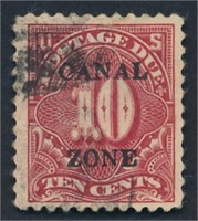 CANAL ZONE #J14 USED FINE-VF