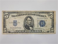 1934d $5 Silver Certificate FR-1654
