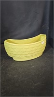 1956 Belvedere of Calif Chartreuse Curved Planter