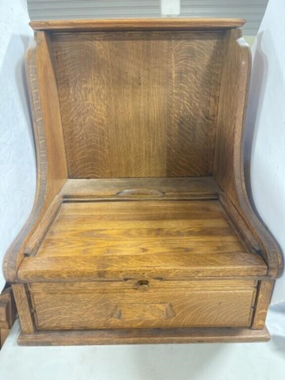 Antique Cash Register Stand 23 X 20.5 X 29 " Tall