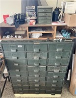 27 Drawer Metal Storage Cabinet.