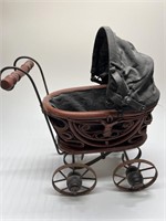 Antique Style Doll Carriage Home Decor