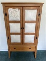 Cottage Style Pine Cupboard with Drawer