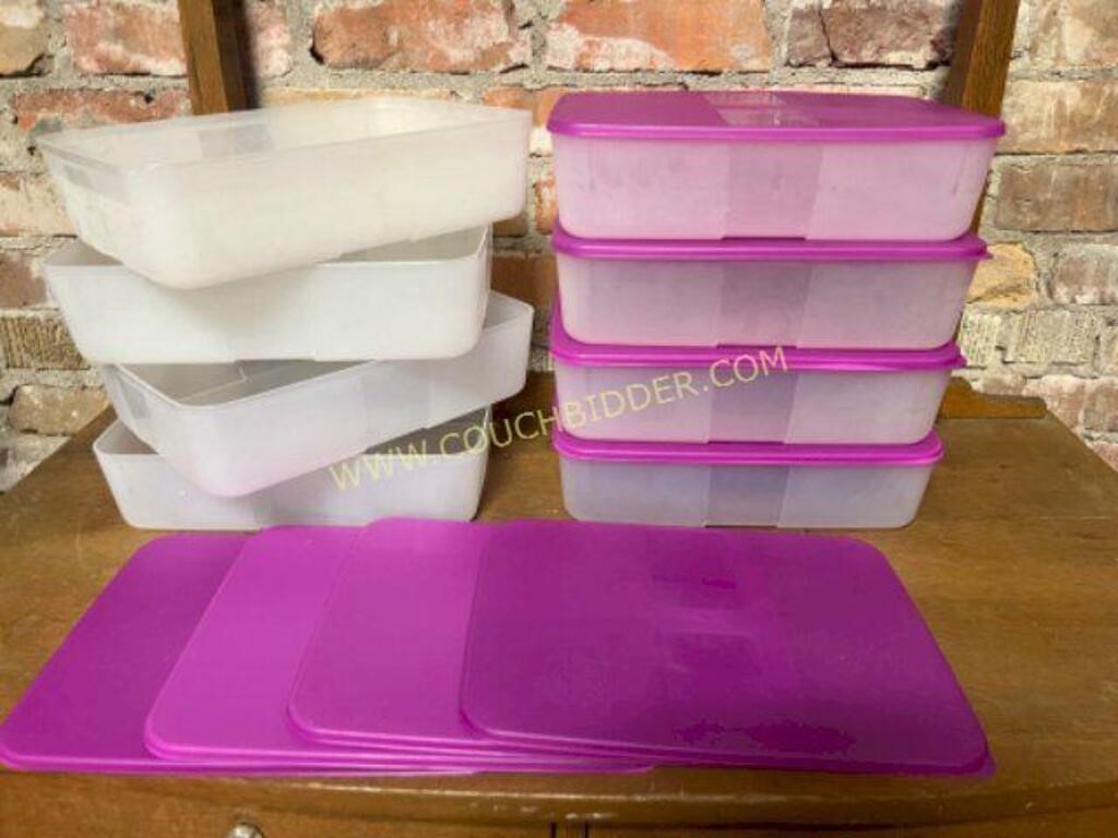 8 Tupperware Freezer Mates Rectangular storage