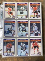 1982-83 Opc Hockey Binder 450+ Cards