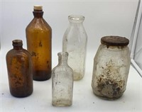 Antique Vintage Bottle Lot