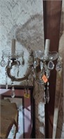 Pr Wall Sconce Crystal Lights 13" by 15" one is