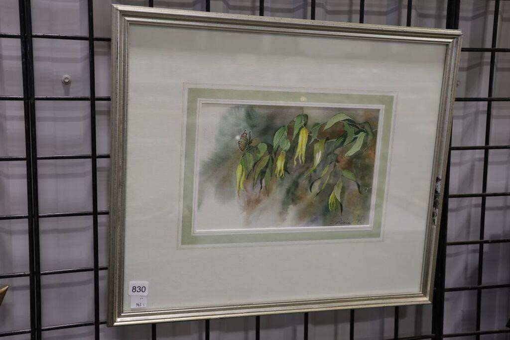 FRAMED AND SIGNED WATER COLOUR