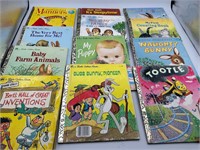 12 Vtg. My Little Golden Books