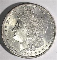 1904 MORGAN DOLLAR CHBU+