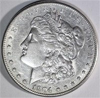 1904-S MORGAN DOLLAR AU