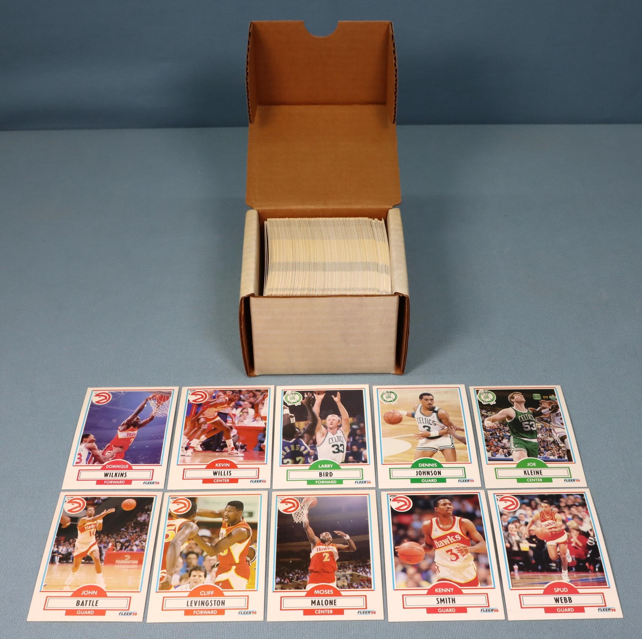 1990 Fleer Basketball Set