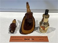 3 x Spark Plug Collectables In 2 Wooden & 1