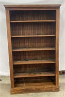 (AD) Antique Pine Wood Bookcase (Height: 75