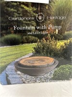 Gardeners Heritage water fountain pump
By Gloria