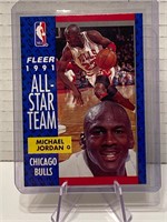 Michael Jordan Fleer 1991 Card