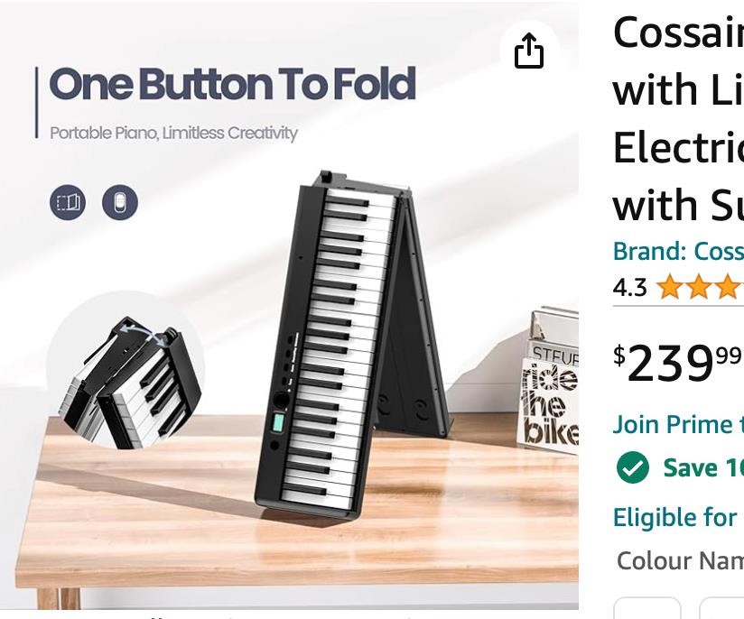 88 Key Dightal Piano, Folding Piano Keyboard