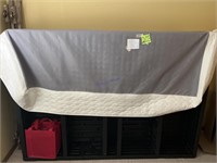 Full size sleep number bed and frame