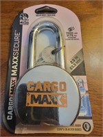 New Cargo max solid body padlock. Heavy, very