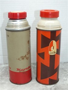 (2) HIAWATHA INSULATED DRINK CANISTERS