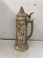 Large Beer Stein (Handle has a crack)