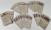 COLLECTION OF 1930'S CIRCUS ROUTE CARDS