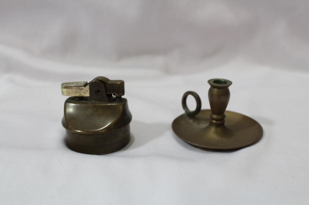 Lot of 2 Brass Articles