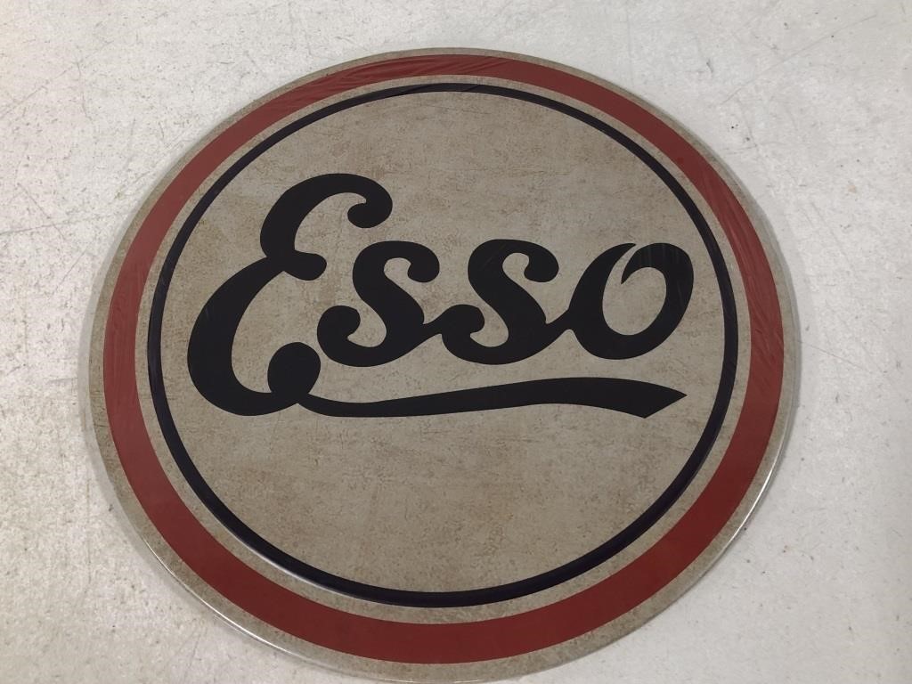 ESSO METAL ADVERTISING SIGN