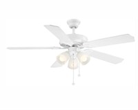 Brookhurst 52 in. LED Indoor White Ceiling Fan