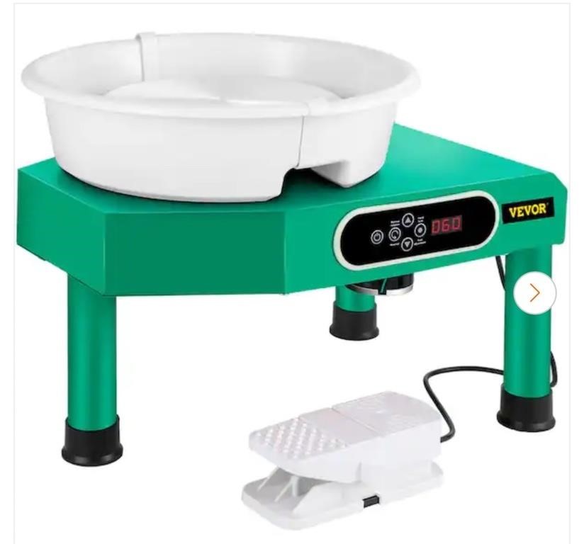 VEVOR 9.8 in. Green LCD Touch Screen Pottery