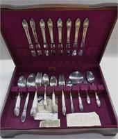 Rogers Silver Plated Flatware Set
