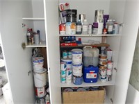 Large Qty Part Drums of Paint (Contents Cabinet)