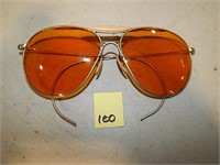 Amber Sunglasses w/ Ear Wrap Arms & Case