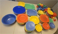 Vintage Colored Servingware