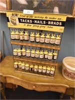 MID CENTURY STORE DISPLAY W/PRODUCT