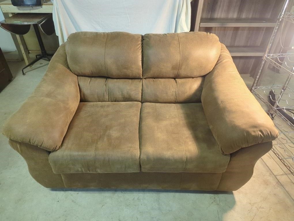 Brown Loveseat in Great Condition  58" W x 38" D x